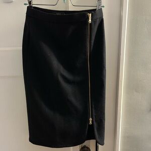 J. Crew Classic Black Pencil Skirt